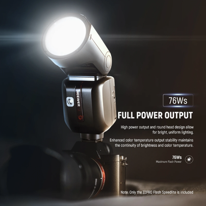 2.4G TTL Round Head Flash Speedlite for Nikon Cameras