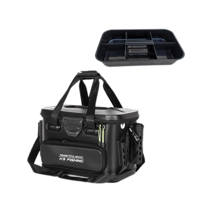 Compact Outdoor Fishing Backpack 20L with Rod Holder