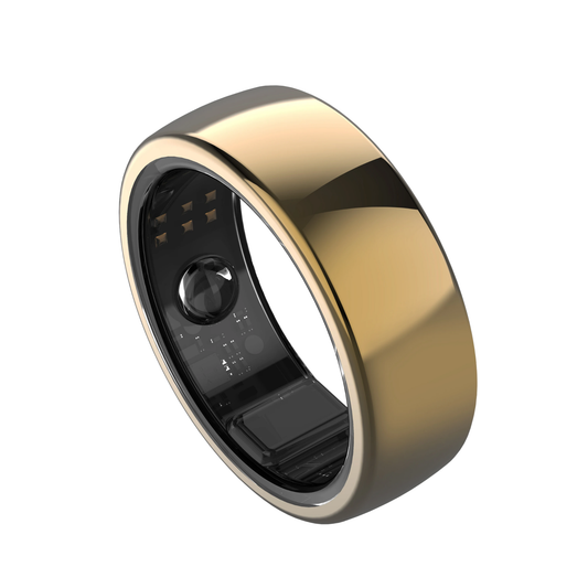 Advanced Wellness Smart Ring with HRV and Temperature Tracking