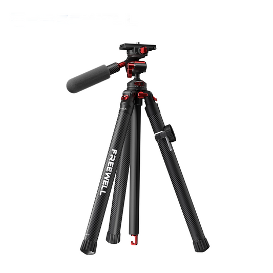 Portable Carbon Fiber Travel Tripod 1.5m with 360 Ball Head