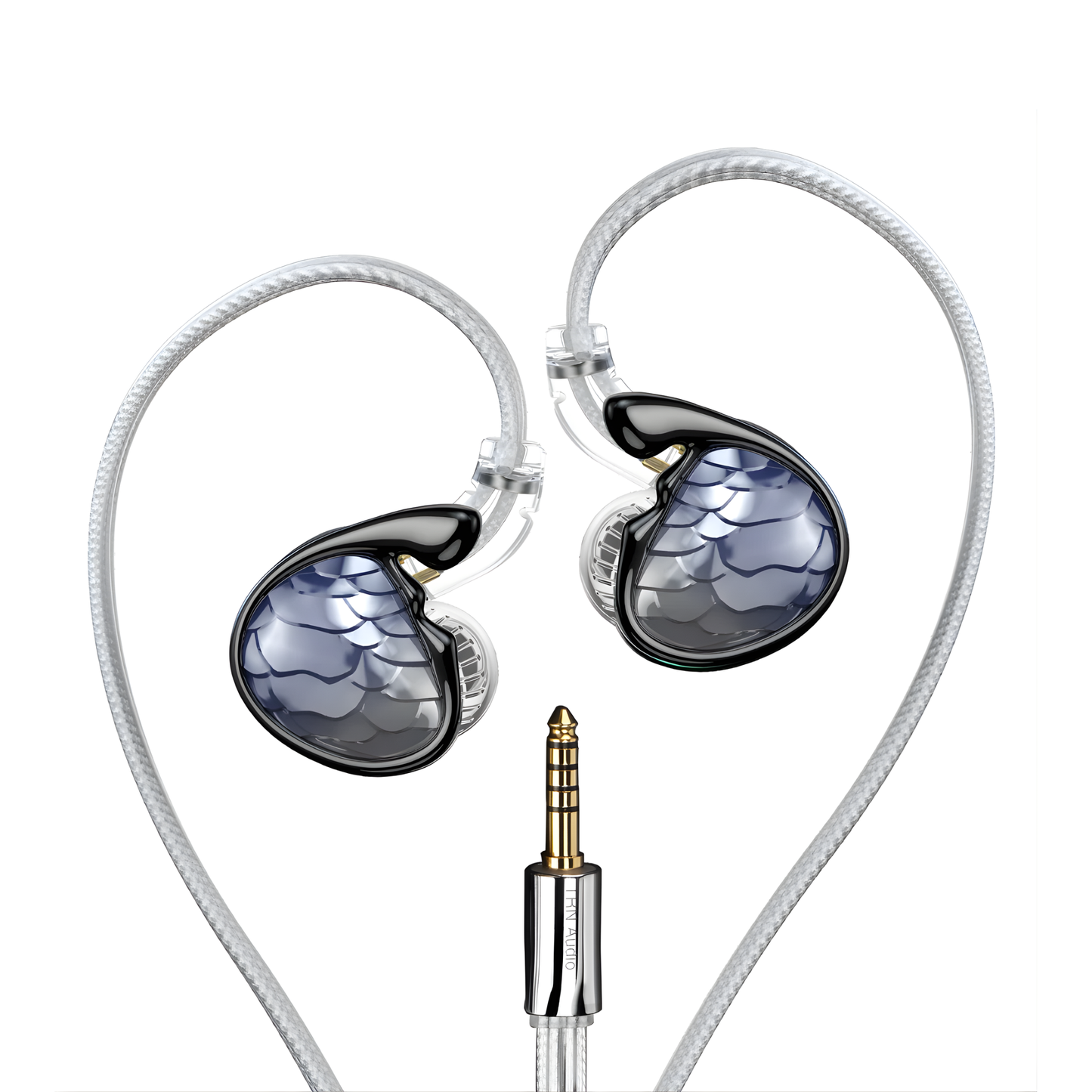 HiFi In-Ear Monitors Hybrid Driver Earphones 4.4mm Black