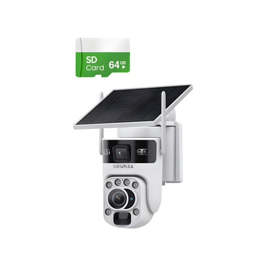 Outdoor 12MP WiFi Camera 50X Zoom Night Vision 64GB