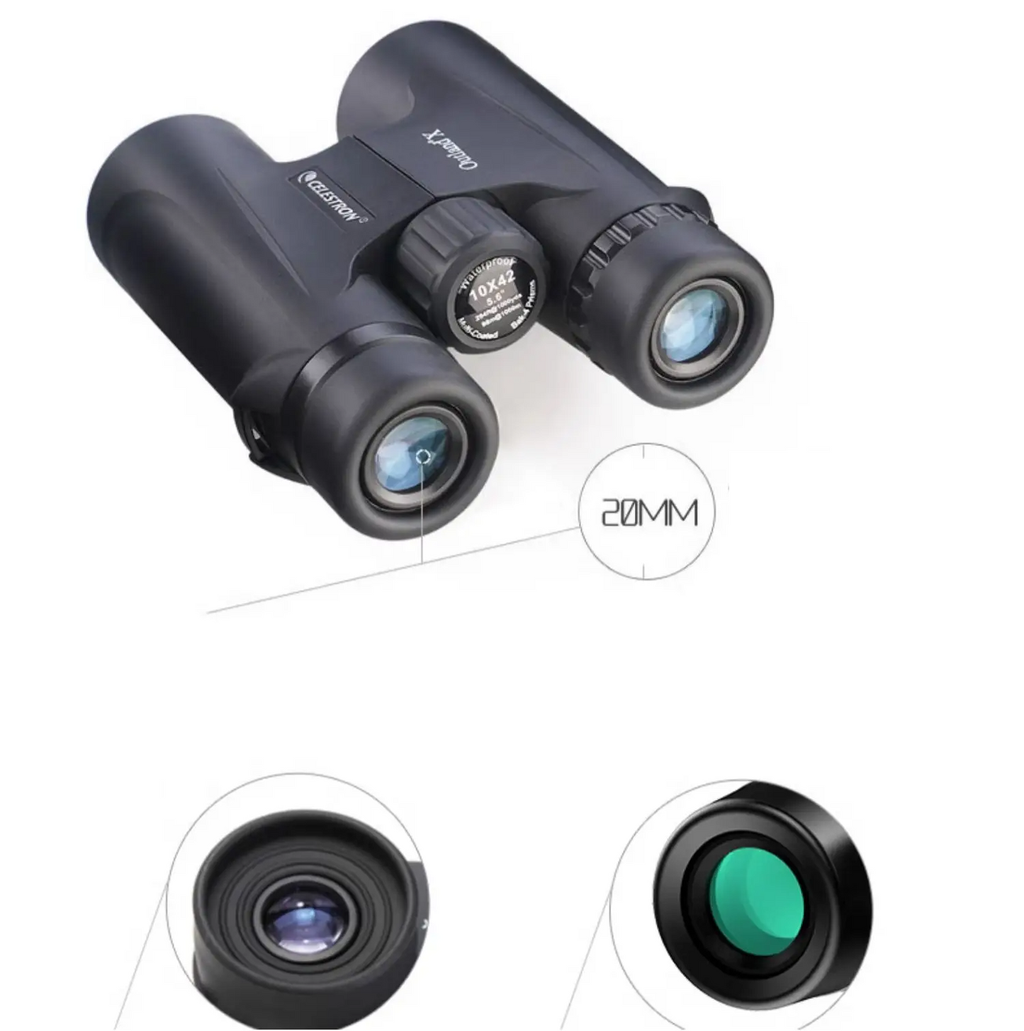 10x42 Waterproof Binoculars HD Anti Fog Outdoor Viewing