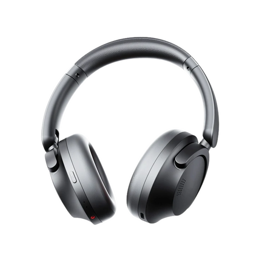 Rechargeable Wireless Headphones with Deep Bass and ANC Dark Grey