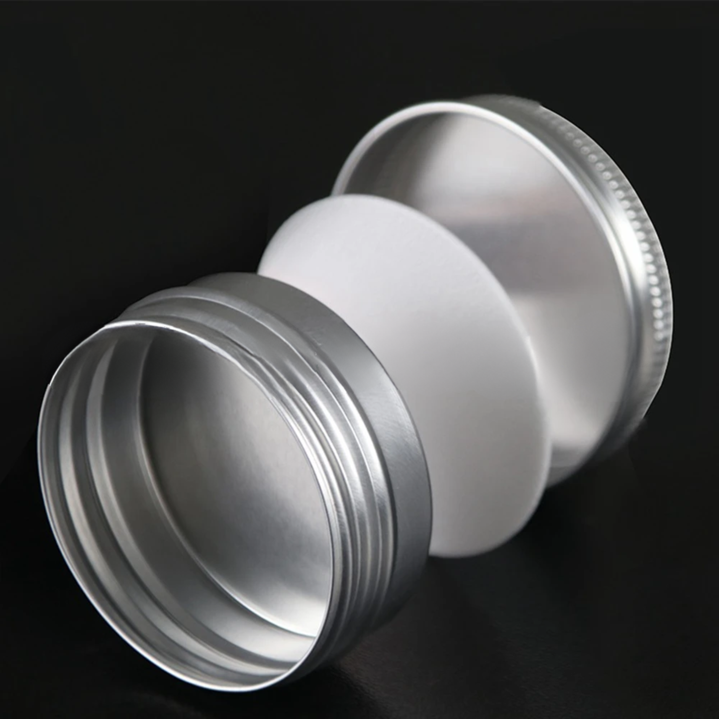 30ml Aluminum Cosmetic Jars 200 Pack Leakproof Round Tins