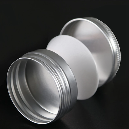 30ml Aluminum Cosmetic Jars 200 Pack Leakproof Round Tins