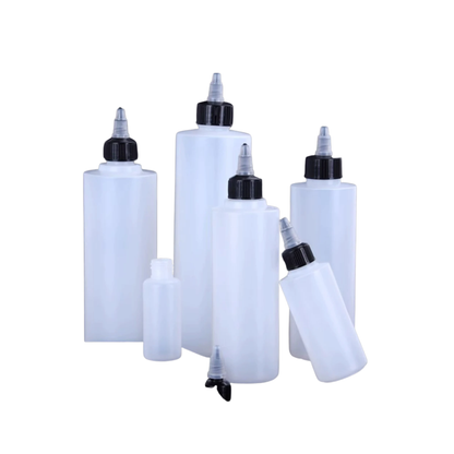 100 × 400ml Translucent Bottles with Precision Tip