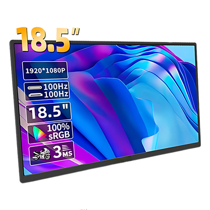 18.5" Portable Monitor with 100Hz HDR IPS Display