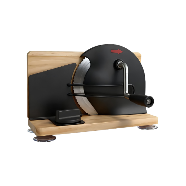 Hand Crank Bread Slicer with Adjustable 5-20mm Thickness