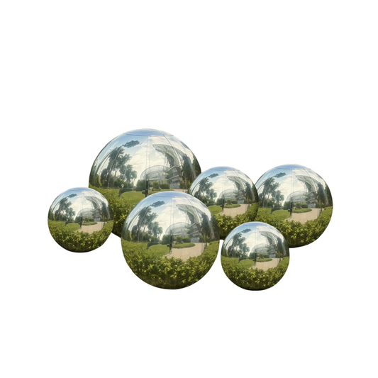 Inflatable Silver Mirror Ball Wedding & Event Decor