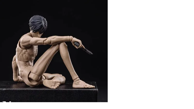 Scale Military Figure Full Set with Flexible Body