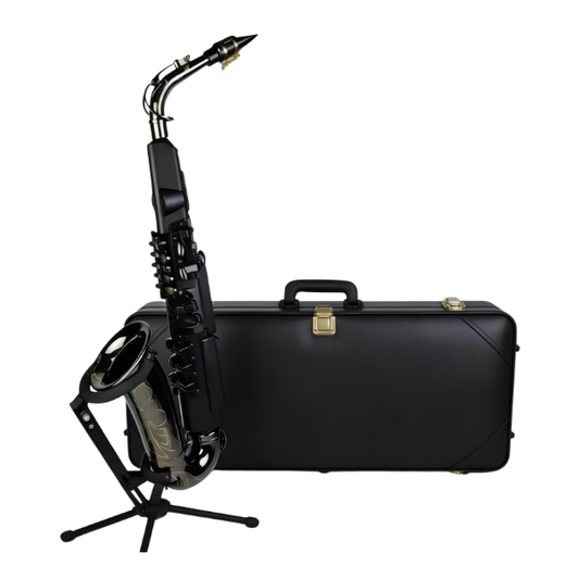 Professional Alto Saxophone Bend Pipe Kit with Leather Case