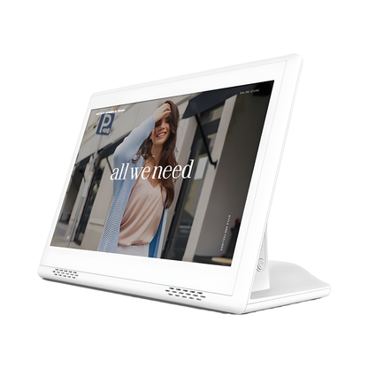 10.1 Inch Desktop POS Kiosk 4G 32GB White