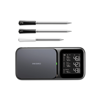 Smart Wireless Meat Thermometer 3 Probes WiFi Bluetooth 25H