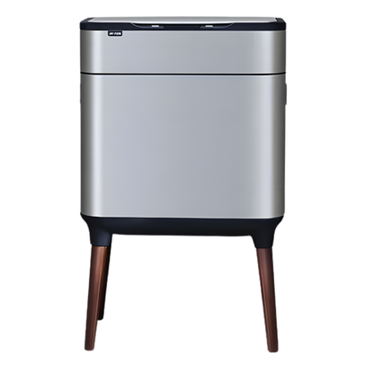 18L Silver Kitchen Trash Bin with Sensor
