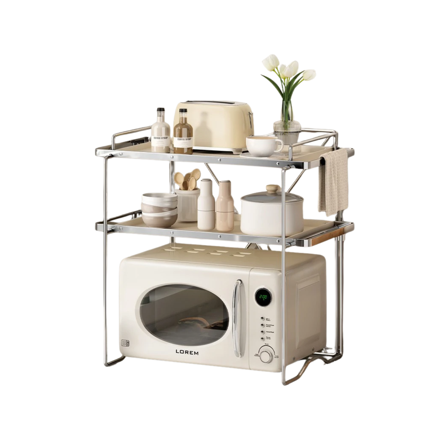57cm Double Layer Countertop Organizer Stand