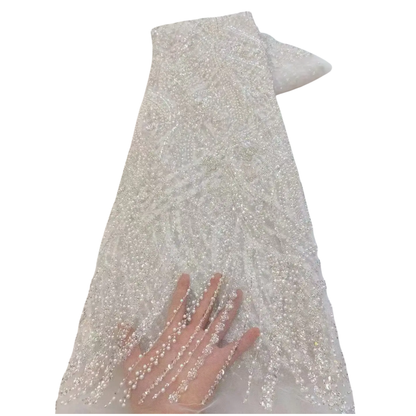5-Yard 120cm Elegant French Mesh Lace Fabric