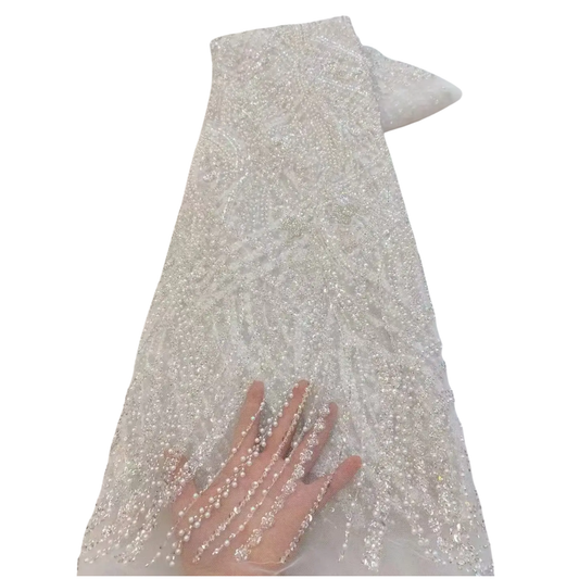 5-Yard 120cm Elegant French Mesh Lace Fabric