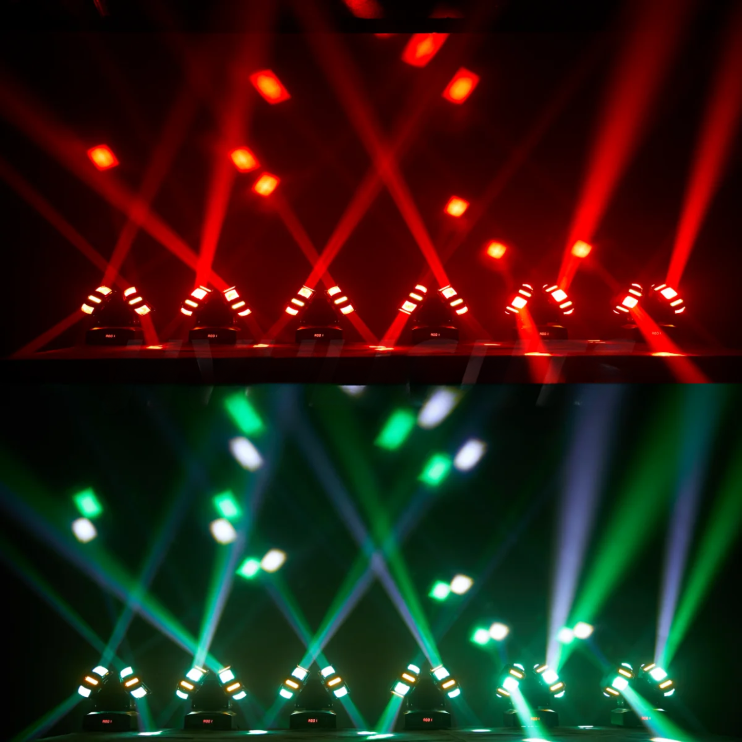 Double Head 3 in 1 LED Moving Head DJ Lights