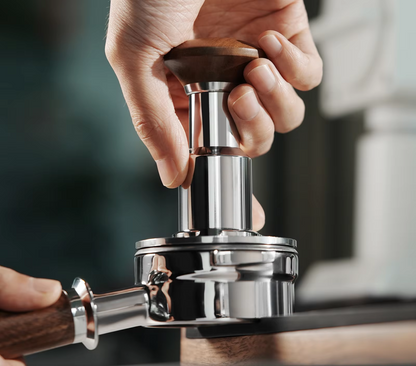 Barista 58.35mm Thread Silver Tamper 4-Spring Tool