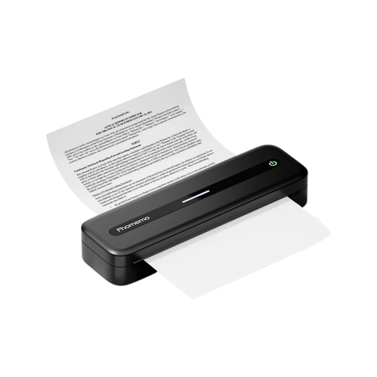 Black Portable Inkless A4 Thermal Printer for Mobile Printing