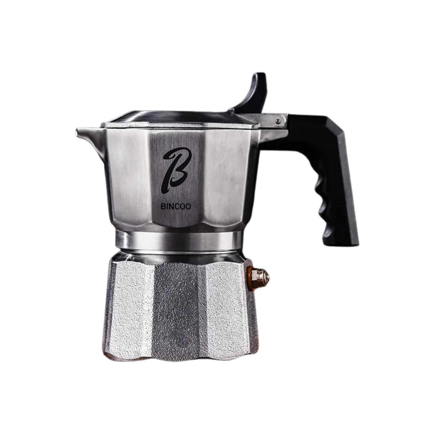 Three Valve Mocha Kettle Stainless Steel Coffee Pot