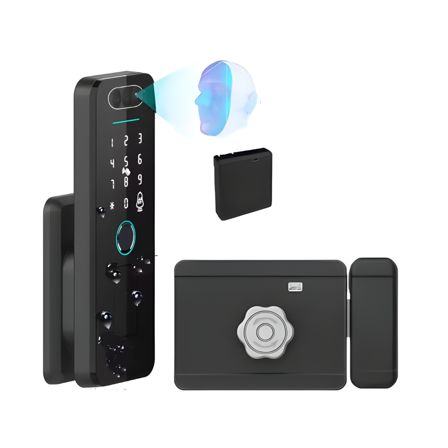 Smart Door Lock with Face and Fingerprint Recognition