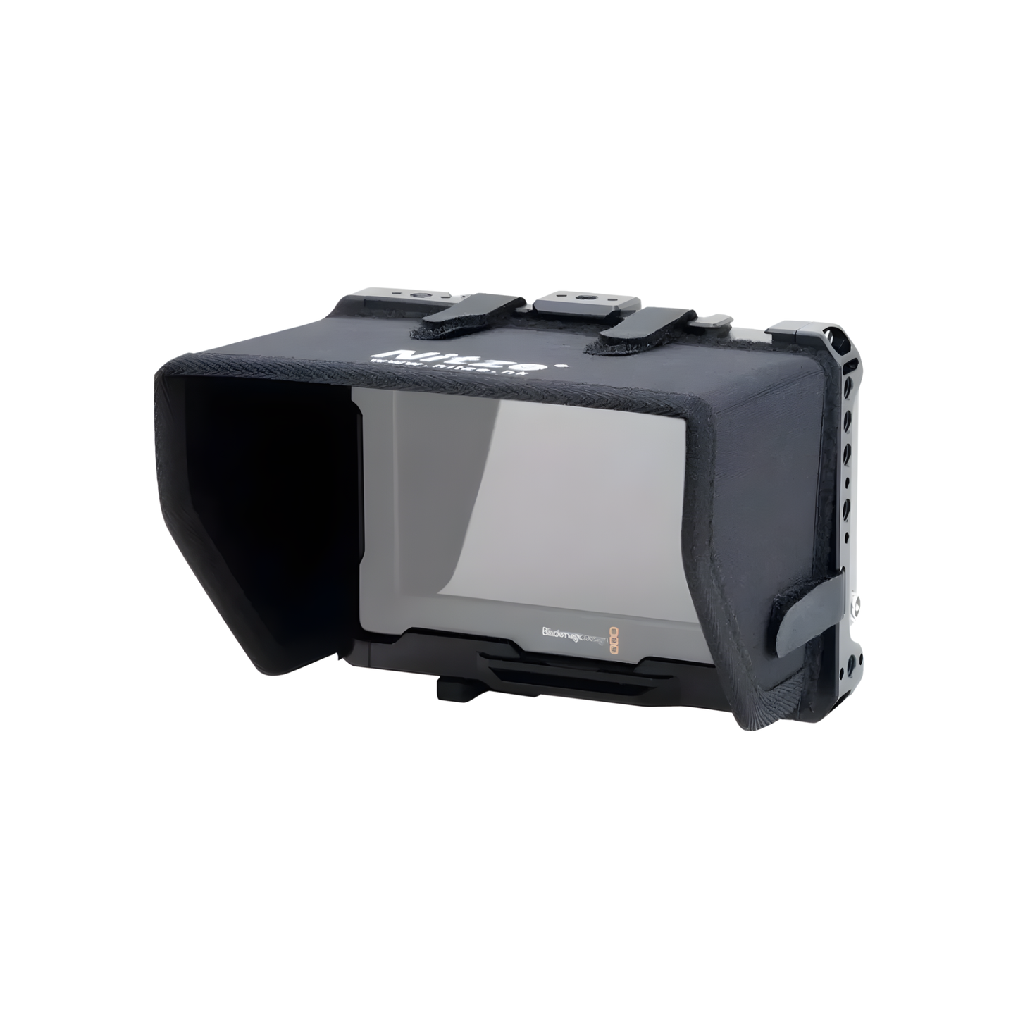 5 Inch Video Assist Monitor Cage Kit with Sunhood Mount