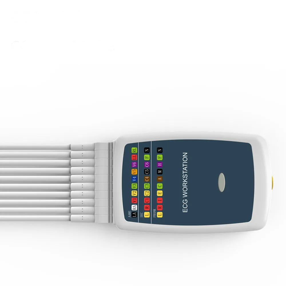 USB ECG Workstation with 12-Lead Recording Cable