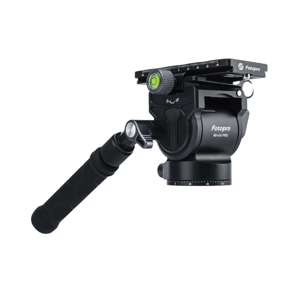 Professional Fluid Video Tripod Head 5kg Pan Tilt