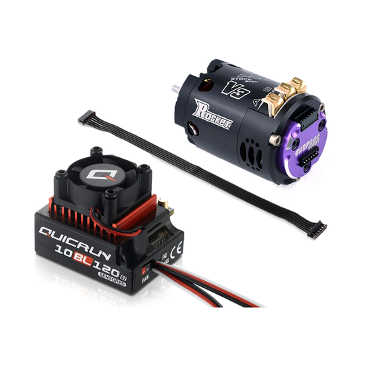 RC Car 5.5T Motor with 120A Sensored ESC