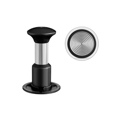 53.35mm Coffee Tamper Black 30lbs Pressure Feedback