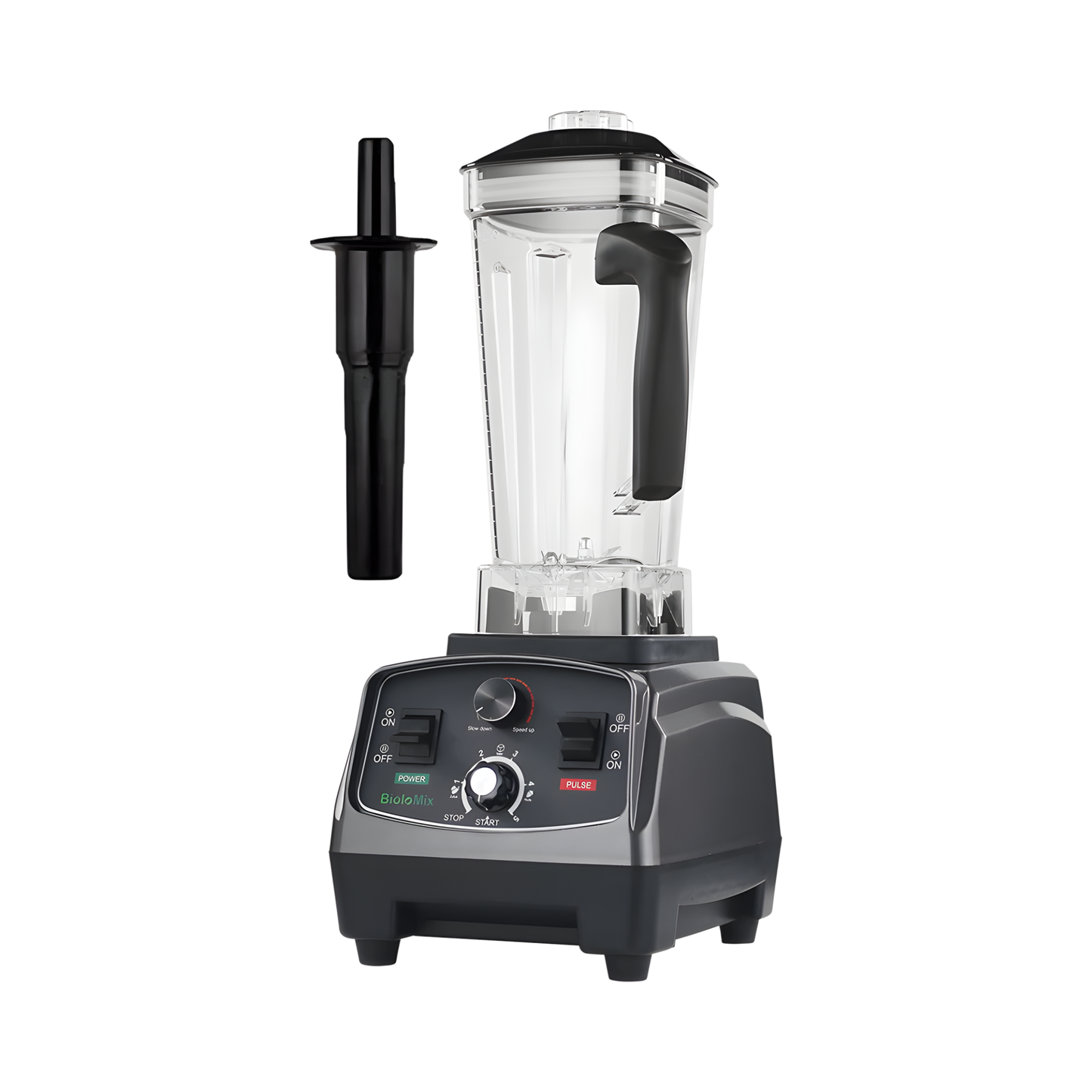 High Power 3HP Kitchen Blender Titanium Grey 2L