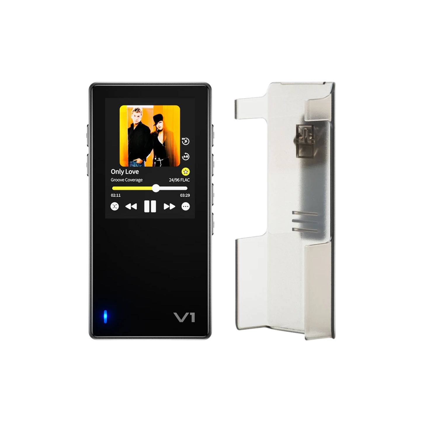 Portable USB DAC Audio Player with Back Clip
