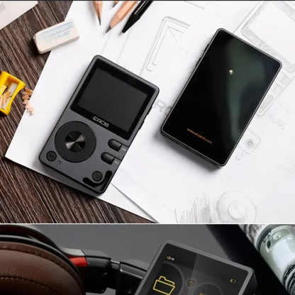 Black Portable Lossless Music Player with Bluetooth 4.2