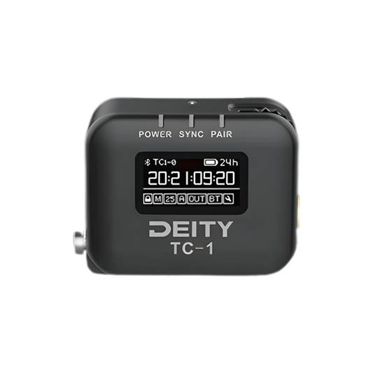 Portable TC-1 Timecode Microphone for Video Recording