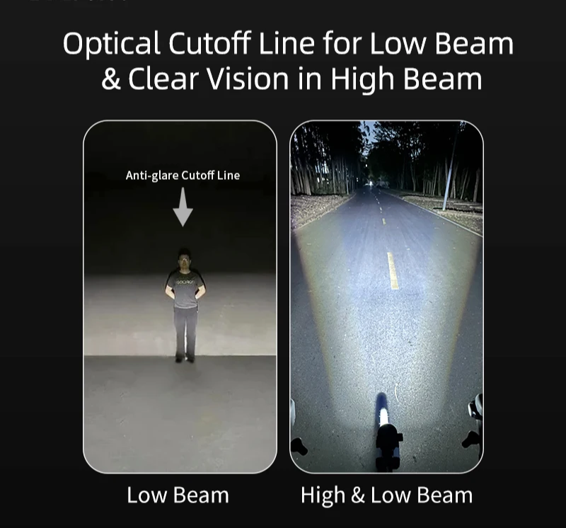 4200mAh CETUS-1700 Front Light with Anti-Glare Black