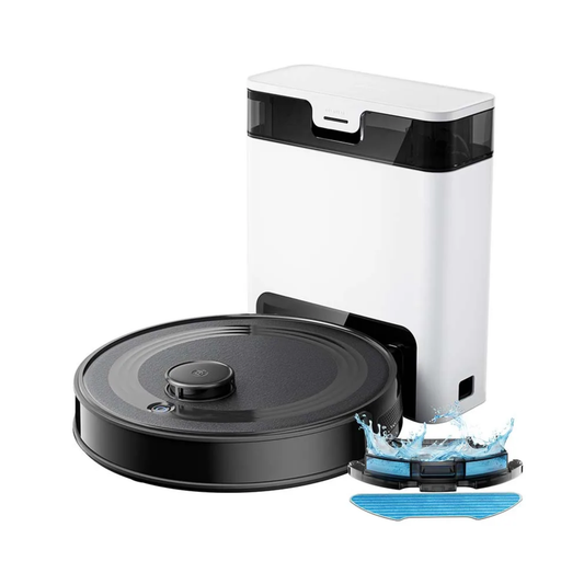 Self-Emptying Robot Vacuum 6000Pa Laser Navigation Black