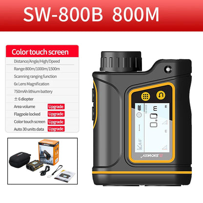 Professional 800M Laser Distance Meter with Clear Lens Optics