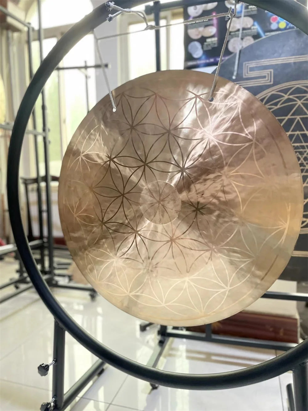 Portable 40cm Meditation Gong for Relaxing Sound Journeys