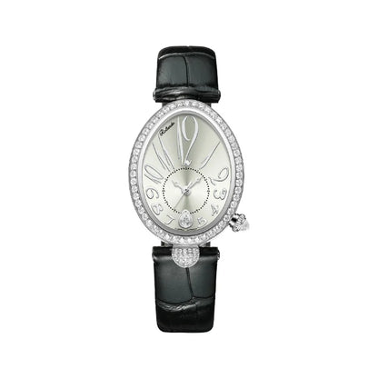 Oval Dial Sapphire Crystal Watch for Women