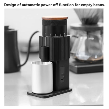 Rechargeable Portable Coffee Grinder with Adjustable Settings