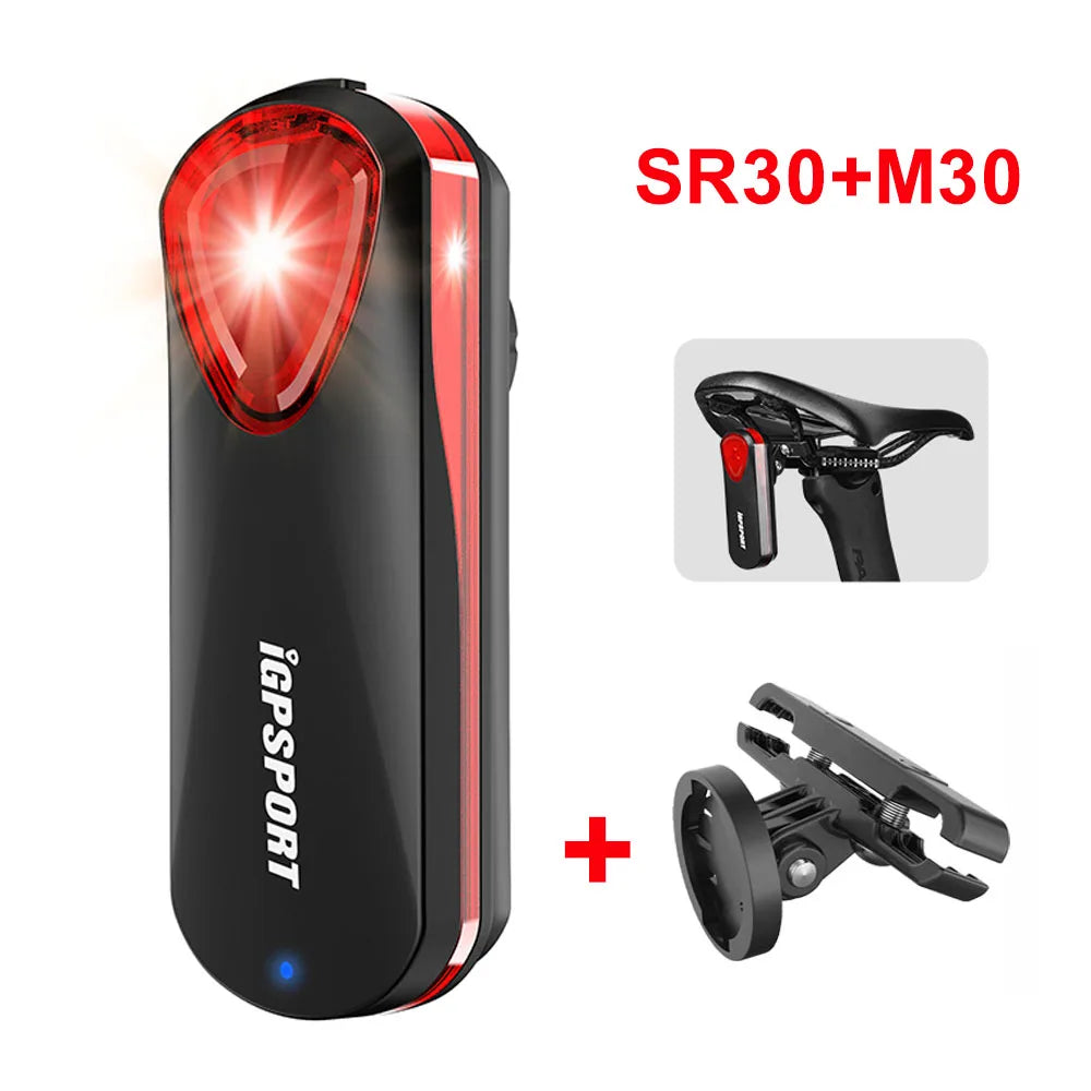Waterproof Cycling Taillight 6-Mode Rear Light with Mount