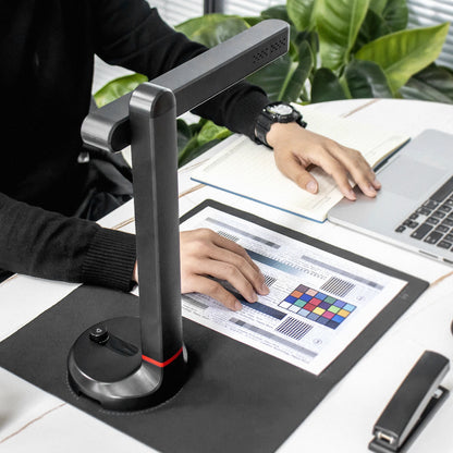 Portable Document and Book Scanner with Smart OCR A4