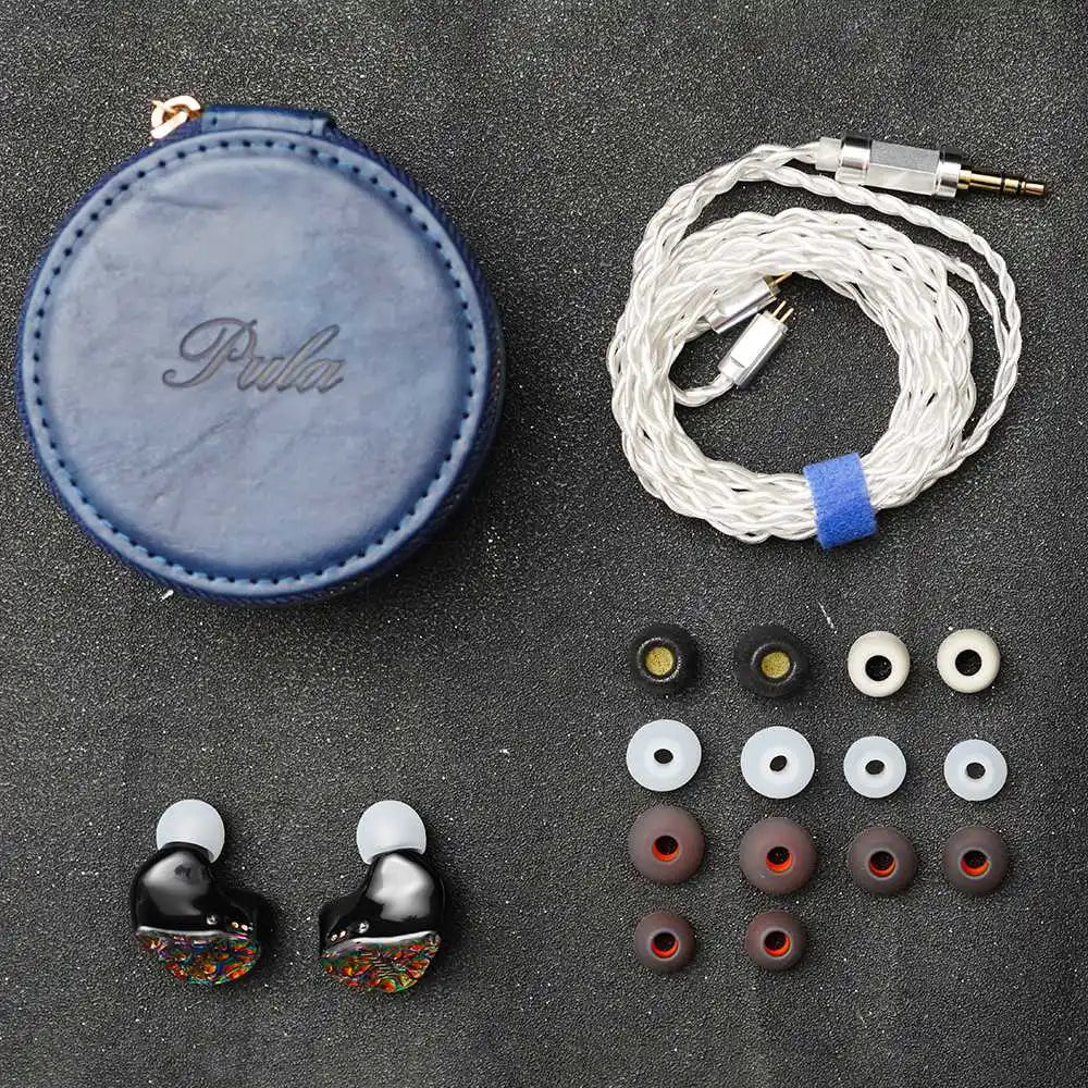 Red 3.5mm Wired Hi-Res Music Earphones