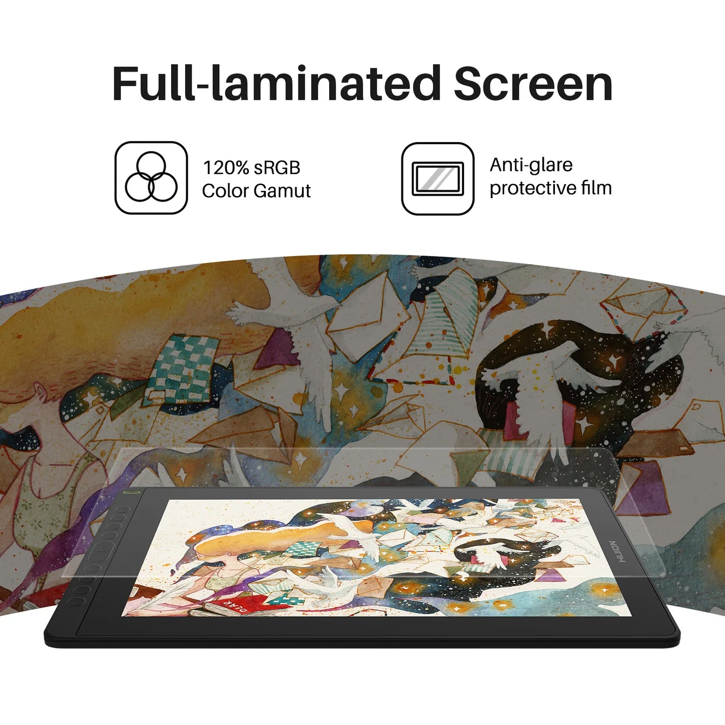 HUION Digital Pen Tablet for Artists and Designers