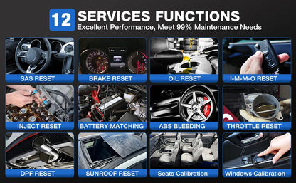 TPMS Sensor Programming Tool 315/433MHz Tire Pressure Scanner
