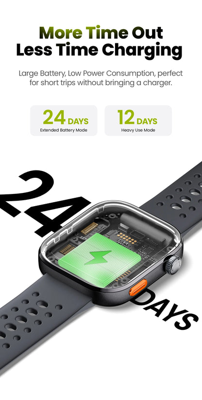 1.97 Inch AMOLED GPS Smartwatch with Compass and 5ATM