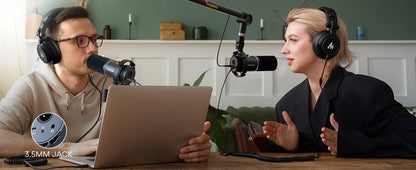 USB/XLR Dynamic Microphone with Mute and Gain Control