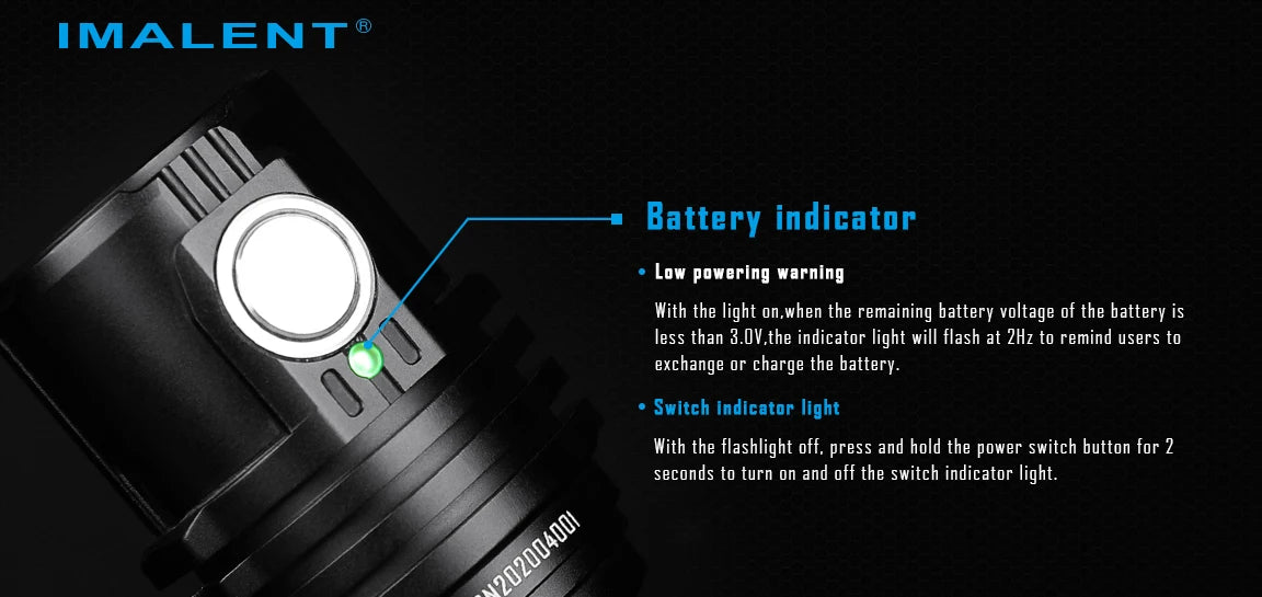 Ultra Bright 13000lm Waterproof EDC Torch